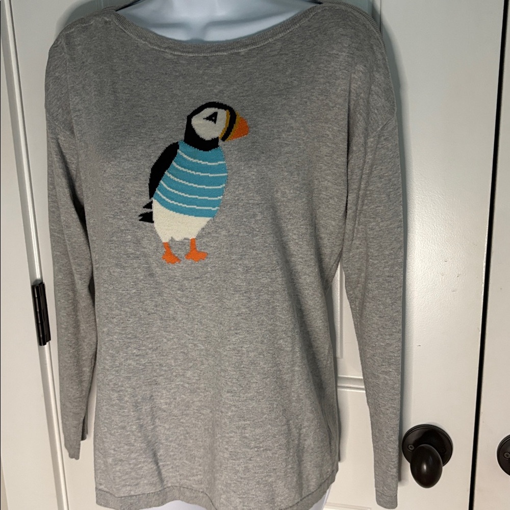 Talbots Light Gray Knit Sweater